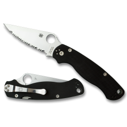 Paramilitary (Satin; Serrated; Black; N/A)