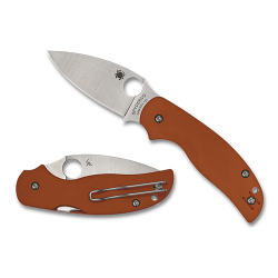 Sage 5 Burnt Orange G-10 CPM REX 121 PlainEdge Sage 5 Burnt Orange G-10 CPM REX 121 PlainEdge