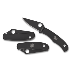 Spyderco Bug Stainless Steel PlainEdge Folding Knife Spyderco Bug Stainless Steel PlainEdge Folding Knife