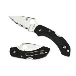 Dragonfly (Satin; Plain; Drop Point; Black)