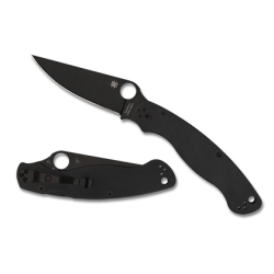 Military 2 Black G-10 Black Blade Military 2 Black G-10 Black Blade