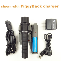 Strion LED (120V AC/DC 2 Holders Piggyback; Black)