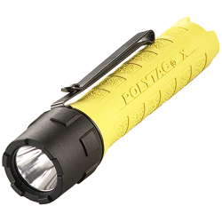 PolyTac X Tactical Flashlight (CR123A; Yellow; Clam)