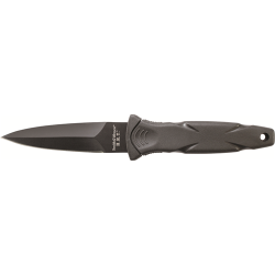 Badge Knife (Black; Plain; Dagger)