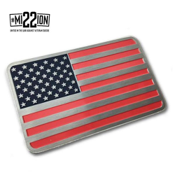 American Flag Vehicle Emblem (Red/White/Blue; American Flag)