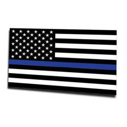 Magnet - Thin Blue Line American Flag (Thin Blue Line)