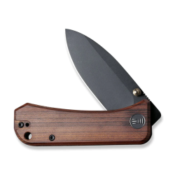 WEKNIFE Banter Thumb Stud Knife Wood Handle (2.9